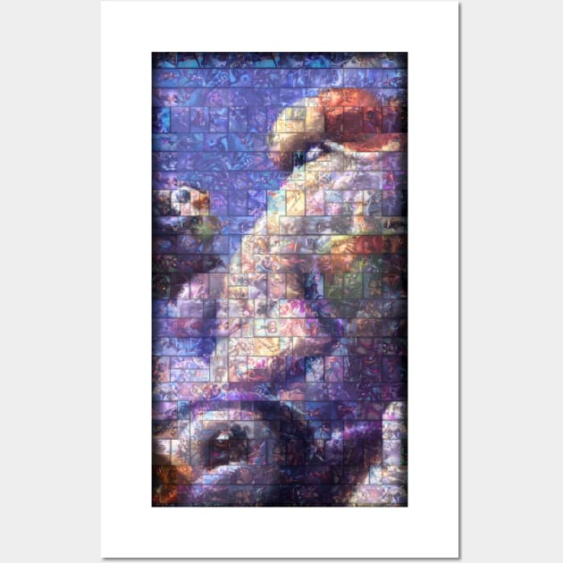 Bard  Mosaic Portrait 3 Wall Art by nowtfancy